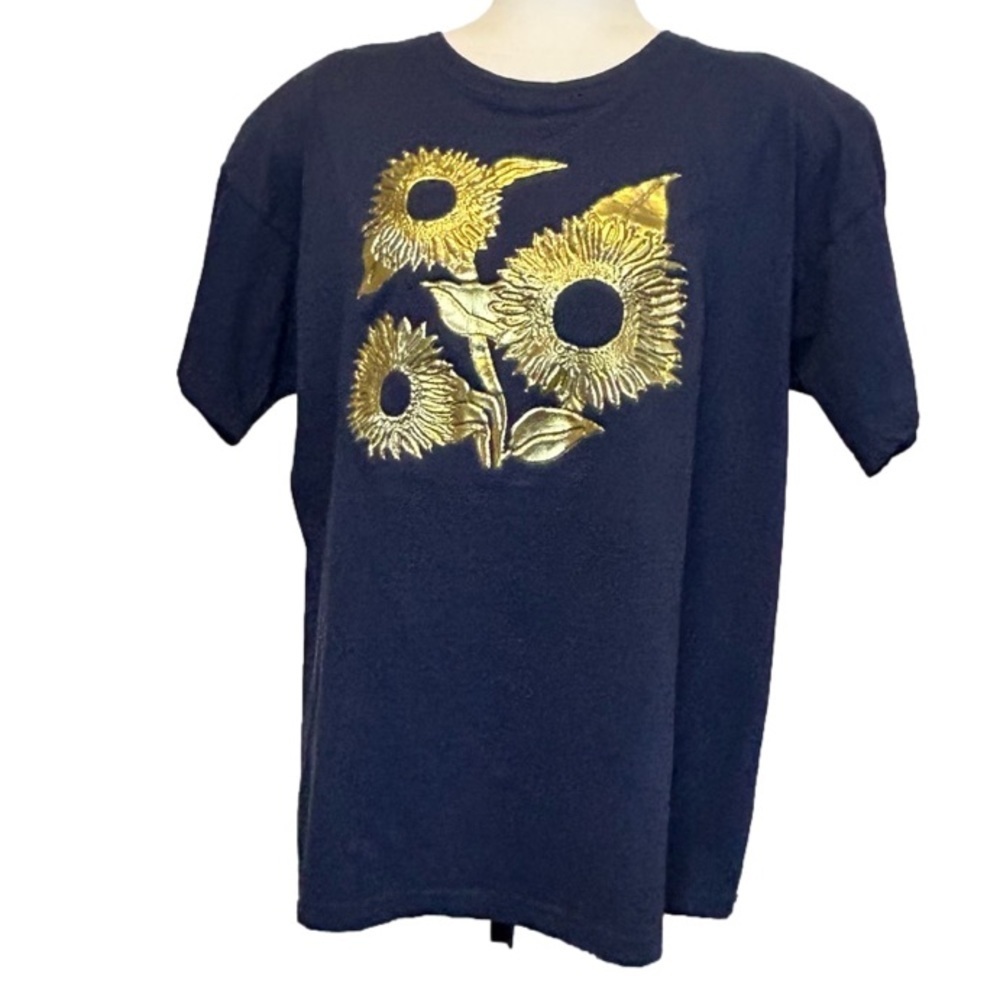 Vintage Women’s Short Sleeve T Shirt Shoulder Pads One Size Read